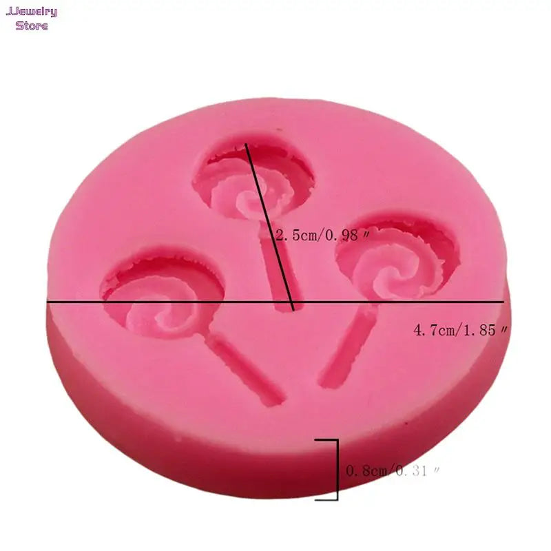 Love Heart Earrings Resin Mold DIY Keychain Decor