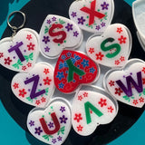 Love Heart Letters Number Keychain Mold DIY Crafts