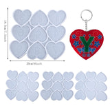 Love Heart Letters Number Keychain Mold DIY Crafts