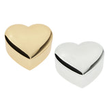 Love Heart Box Earrings Trinket Pendant Display Jewelry Box