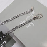 Love Heart Gothic Waist Chain for Women Dress Decorative Closure