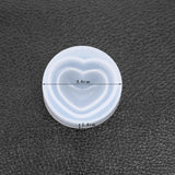 Love Heart Home Double Heart Crystal Cavity Mold UV Resin Jewelry Molds