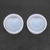 Love Heart Home Double Heart Crystal Cavity Mold UV Resin Jewelry Molds