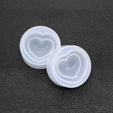 Love Heart Home Double Heart Crystal Cavity Mold UV Resin Jewelry Molds