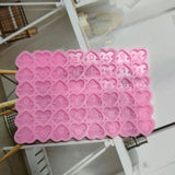 Heart Letters Earrings Silicone Mold DIY Jewelry Decorations