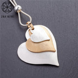 Love Heart Long Necklace for Women Stranger Things Chains Jewellery