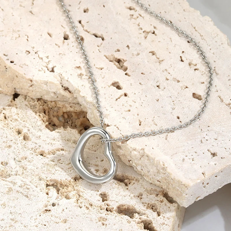 Love Heart Set S925 Silver Jewelry Gift for Girlfriend