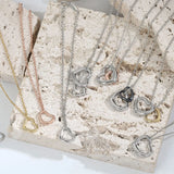 Love Heart Set S925 Silver Jewelry Gift for Girlfriend
