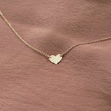 Love Heart Pendant Necklace Vintage Jewelry Choker Kolye Collier Femme