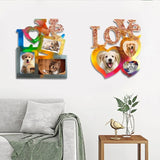 Love Heart Photo Frame Silicone Molds for Epoxy Resin DIY Craft Jewelry Making
