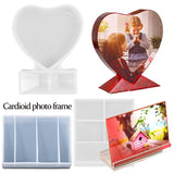 Love Heart Photo Frame Silicone Mold for DIY Epoxy Resin Jewelry Making
