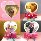 Love Heart Photo Frame Silicone Mold for DIY Epoxy Resin Jewelry Making