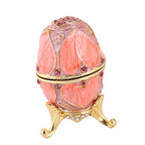 Heart Rhinestone Mini Case Magnet Clasp Box Easter Egg Box