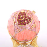 Heart Rhinestone Mini Case Magnet Clasp Box Easter Egg Box