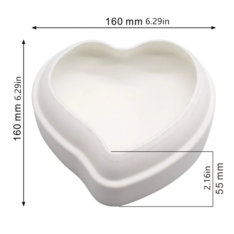Heart Shape Silicone Mold for Cake Decorating Tools