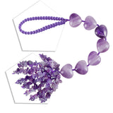 Heart Shaped Crystal Stone 7 Chakra Reiki Healing Hanging Ornaments