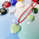 Heart Shaped Crystal Glass Beads Charm for DIY Jewelry Making