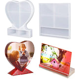 Heart Shaped Square Photo Frame Silicone Mold