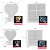 Heart Shaped Square Photo Frame Silicone Mold