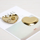 Heart Shaped Stainless Steel Jewelry Storage Tray