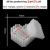 Clear Silicone Love Heart Storage Box Mold for Resin Epoxy Jewelry Making
