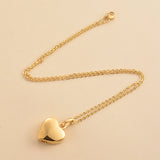Heart Urn Necklace for Ashes Custom Engraved Stainless Steel Cremation Jewelry