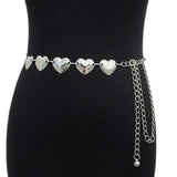 Love-Heart Waist Chain for Women Pants Chain Belt Casual Belly Chain