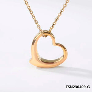 Love Heart Necklace Pendant Women Jewelry Girl TSN230409
