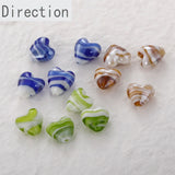 Heart-shaped Glass Beads DIY Necklace Set