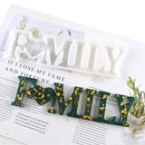 Love Home Family Silicone Mold Epoxy Resin Molds