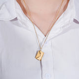 Love Letter Envelope Pendant Necklace Locket Necklace
