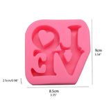 Love Letter Silicone Mold Resin Molds Tools