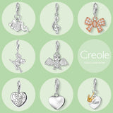 Sterling Silver Music Treble Clef Bow Witch Bat Ornament Heart Mum Charm Pendant