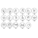 Love Necklace Gesture Necklace Disc Couple Girlfriend Pull Hook Gesture Gift
