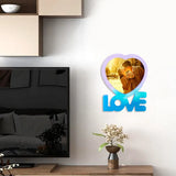Heart Shape Photo Frame Silicone Mold for Resin Crafts