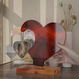 Love Photo Frame Ornaments Silicone Molds with Base for Epoxy Resin DIY Craft
