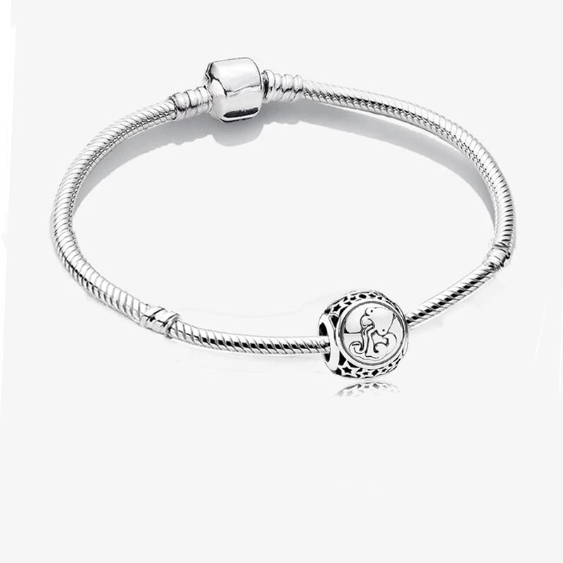 Love Rabbit Crown Charm Bracelet Pendant Jewelry Star Animal Bead