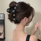 Elegant Rhinestones Hair Clip for Women Acrylic Hair Clamp