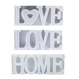 Love Silicone Resin Mold Desk/Wall Sign Craft Supply