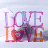 Love Silicone Resin Mold Desk/Wall Sign Craft Supply
