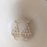 Snowflake Christmas Ear 925 Silver Earring