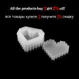 Love Storage Box Silicone Mold Mirror Silicone Molds Crystal Silicone