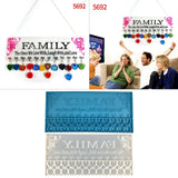 Tassel Week Calendar Resin Mold Wall Hanging Pendant Ornaments
