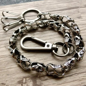 Men's Skull Punk Pants Chain Key Chain Waist Chain Jewelry
