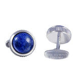 Wedding Gemstone Stainless Steel Tuxedo Shirt Cufflinks