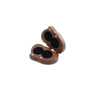 Wood Wedding Walnut Engagement Ring Holder Box