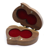 Wood Wedding Walnut Engagement Ring Holder Box