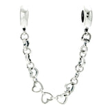 925 Silver Love Sister Heart Charm Bead for Bracelet DIY