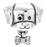 925 Silver Love Sister Heart Charm Bead for Bracelet DIY