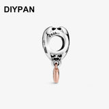 Love You Mum Heart Charm for Bracelet Beads